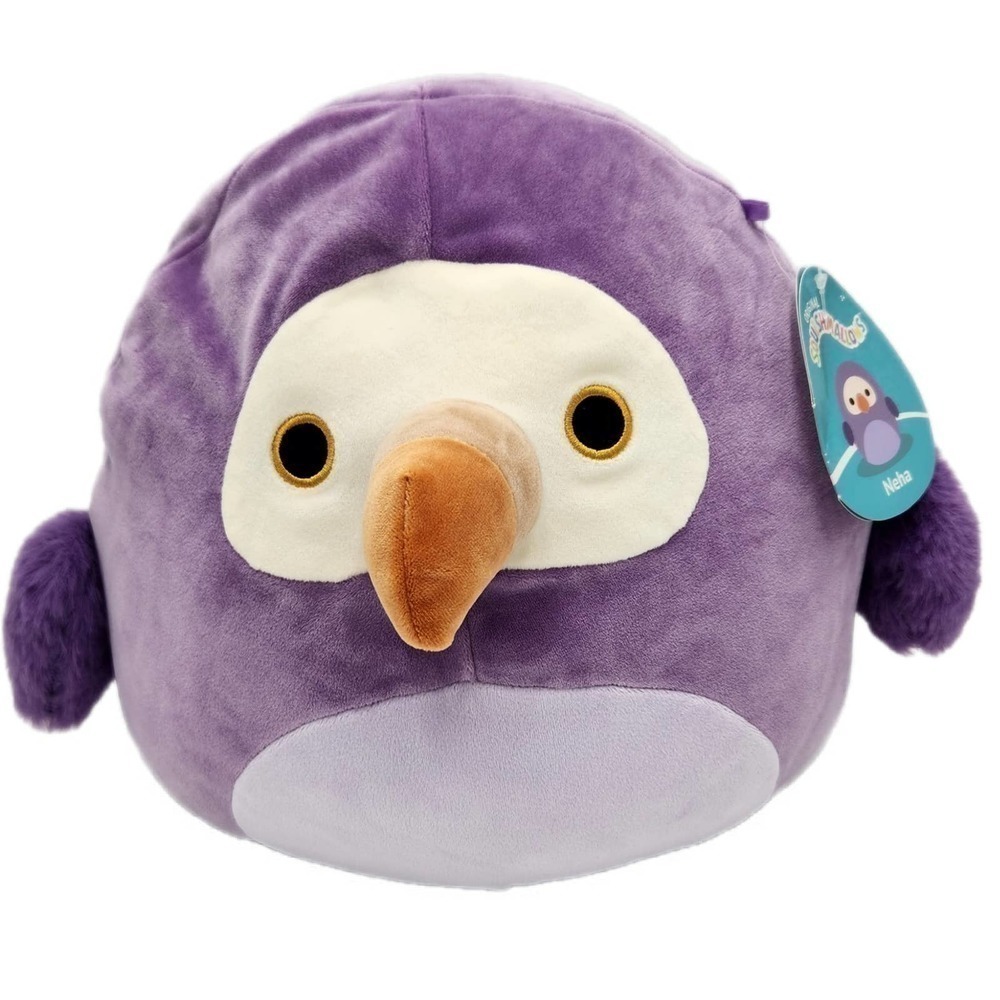 Squishmallow 11" Neha Dodo Bird Soft Purple Pre‎ Historic Bird Plush